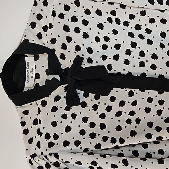 Vintage Albert Nipon back and white maxi dress - Picture 2 of 7